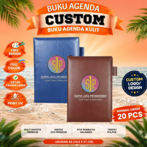 Custom Buku Agenda Kulit A5