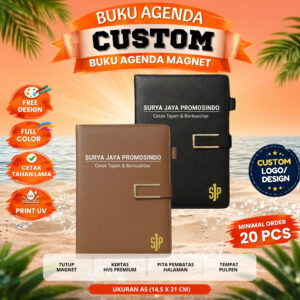 Custom Buku Agenda Magnet A5