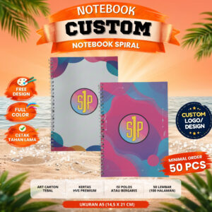 Custom Notebook Spiral A5
